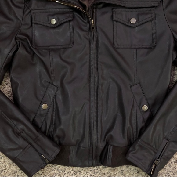 Brown Bomber Jacket - Picture 2 of 5